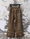 INTO THE EAST 25 Autumn/Winter Moss Green Dark Pattern Print Linen Shirt/Straight Pants ITE-E1DGAW005GR21PT-LV Pants (E1DGAW004GR21SH)